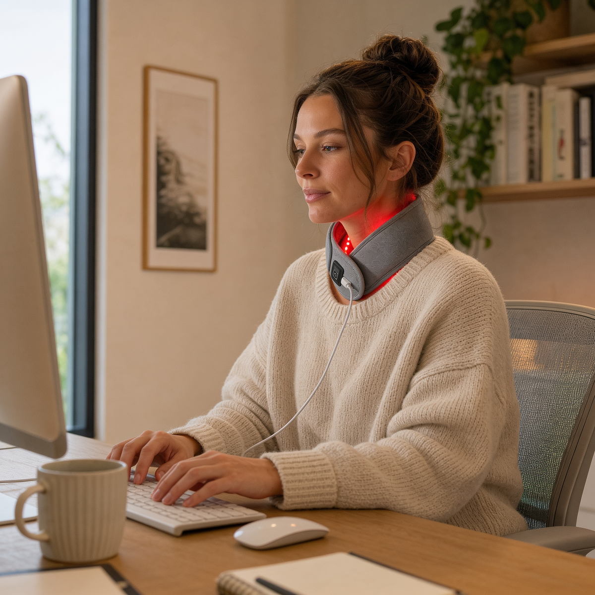 LumeRest™ Red Light Therapy for Neck Pain & Tension Relief